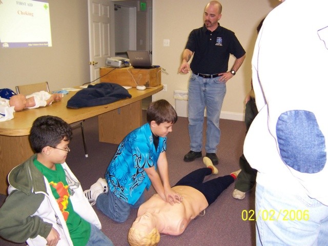 Cub Scout First Aid Merit Badge Class 2006
