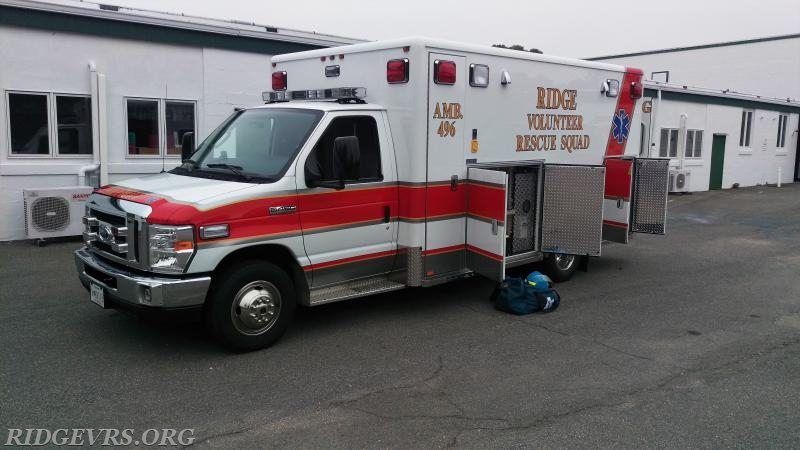Ambulance 496 at St. Michaels for Fire Prevention Week - 2016.