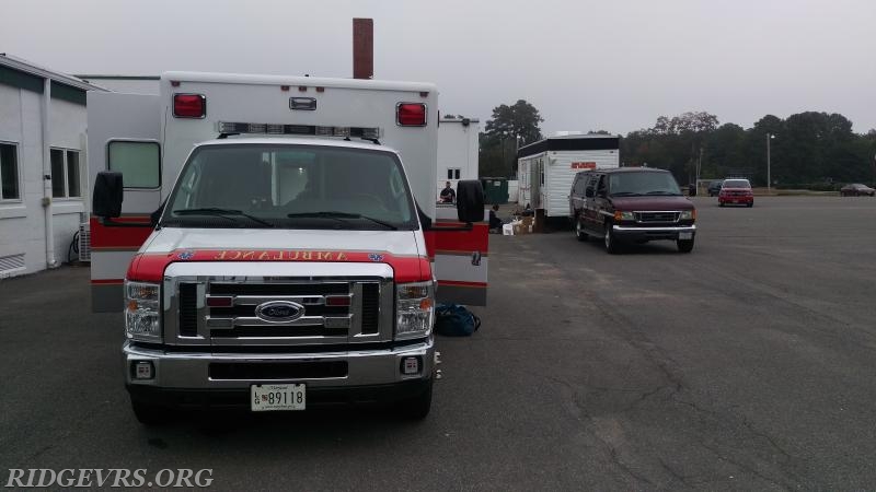 Ambulance 496 at St. Michaels for Fire Prevention Week - 2016.