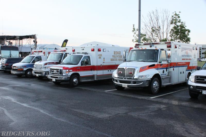 Ambulance 496 at NAS Patuxent River for Standby duty.