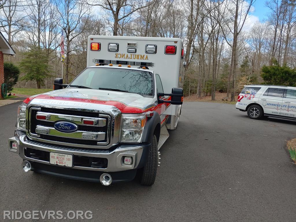 Ambulance 499 and Medic 2 on location.