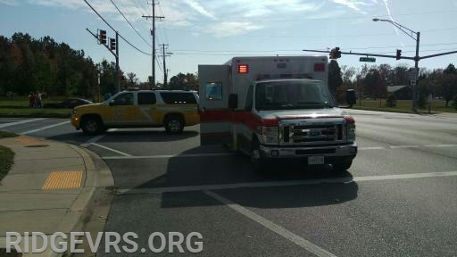 #RVRS Co49. Ambulance 496 on scene, auto accident.