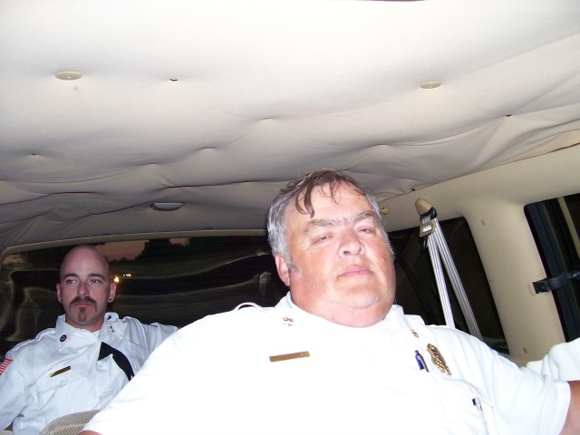 President Joe Titus and Lieutenant Scot Best