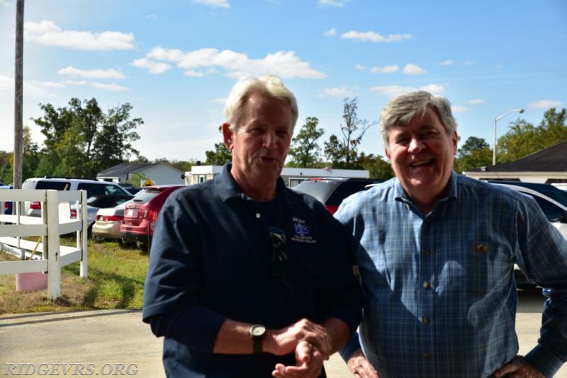 Engineer Sam Sayers and senator Roy Dyson