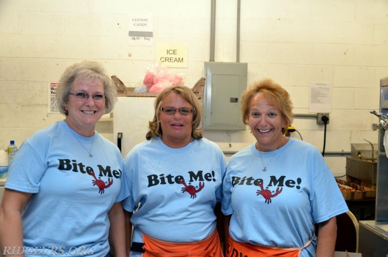 Auxiliary members Susan Fenhagen, Carol Lowmiller and Brenda Ridgell