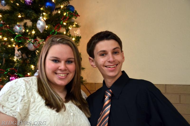 EMT/IVT Megan Anderson and Lt. Dylan Lowmiller