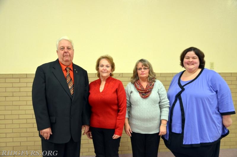 Auxiliary chair JD Biscoe, co-chair Brenda Ridgell, secretary Carol Lowmiller and treasurer Marsha Evans