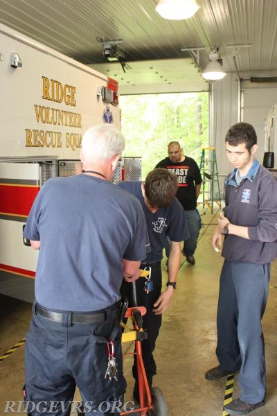 Engineer Sam Sayers, Lt. Dylan Lowmiller, Lt. Alex Ketner, President David Morris