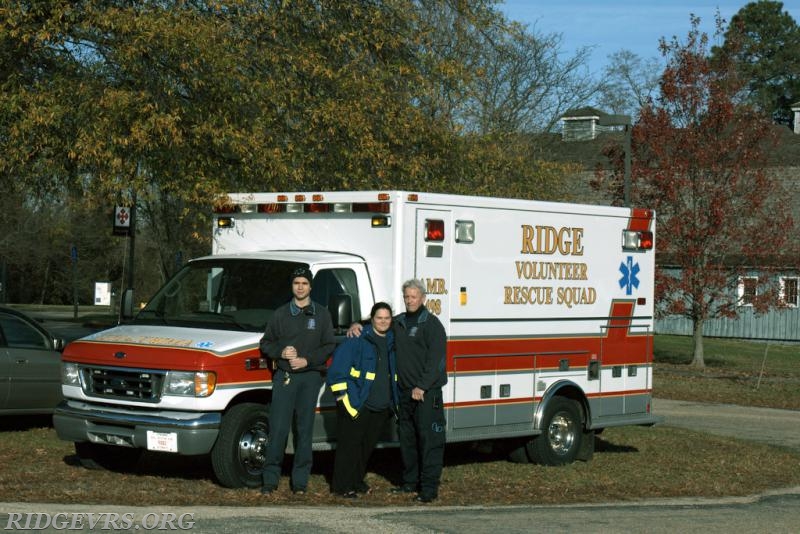 Lt. Alex Ketner, EMT Rebecca Ickes and Engineer Sam Sayers