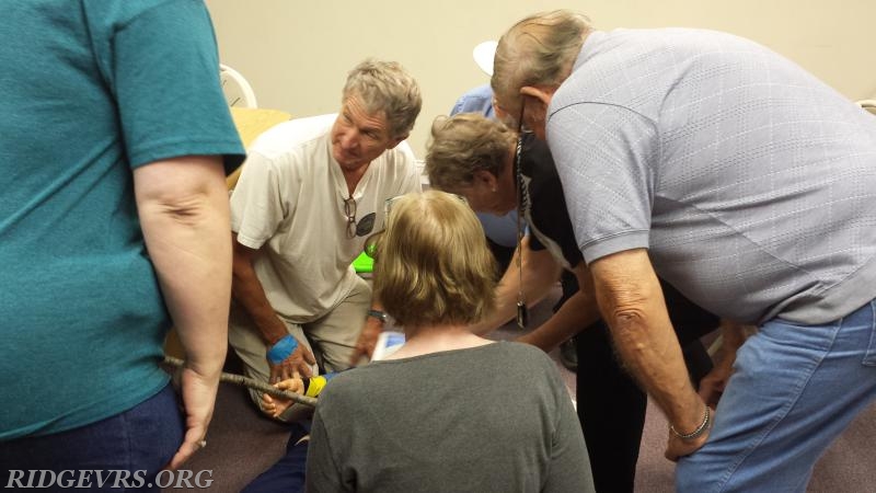 Combined medical/trauma drill - Sept. 2015