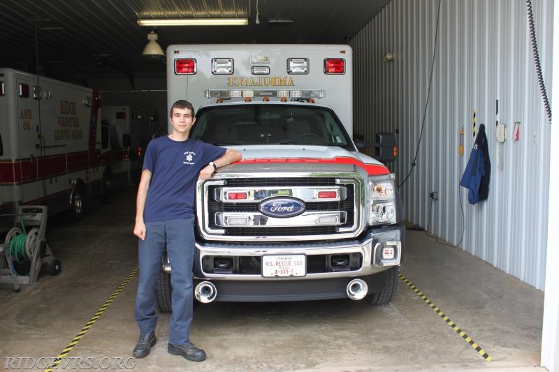 LT Alex Ketner and Ambulance 499.
