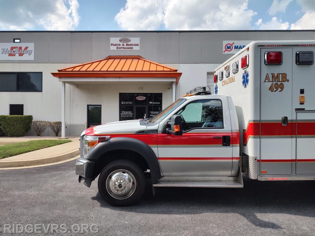 Ambulance 499 at Fesco. #RVRS