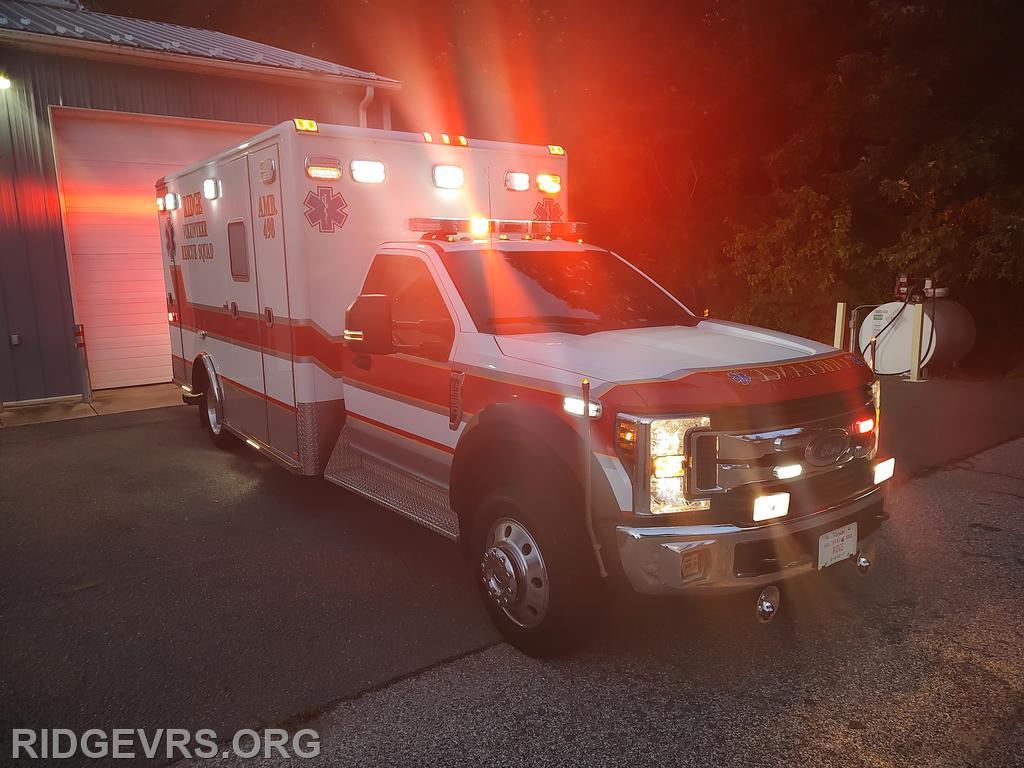 Ambulance 498 responding for a call. #RVRS