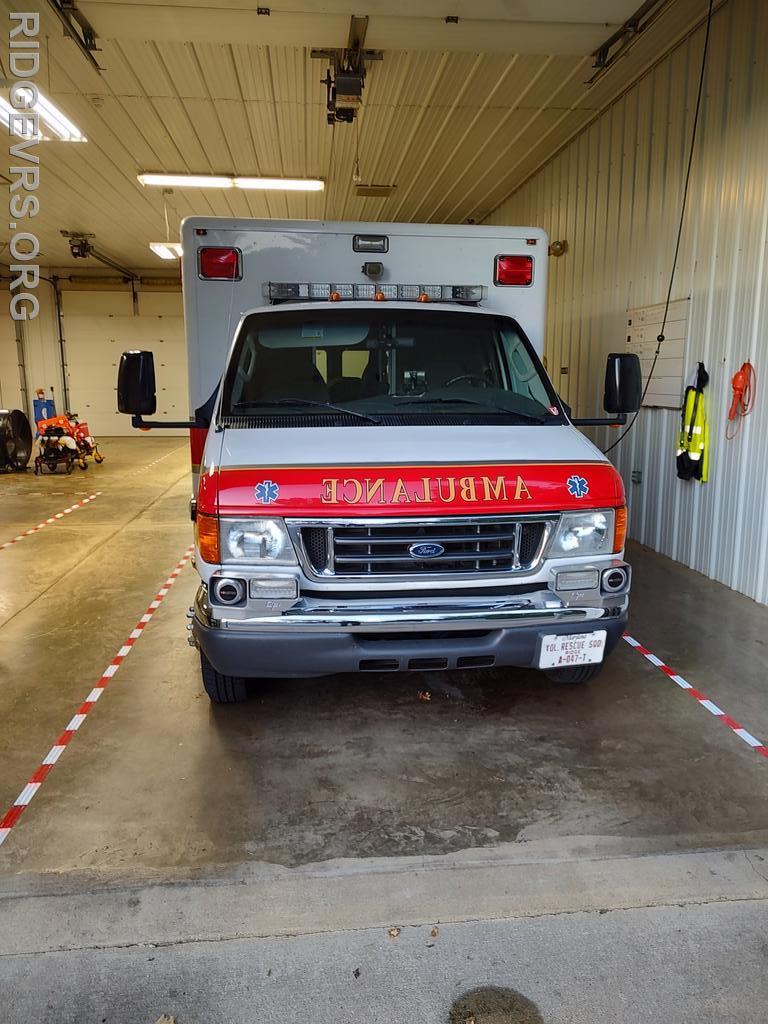 Ambulance 497 in our First Due slot, she was the only Ambulance we had for a few days. #RVRS