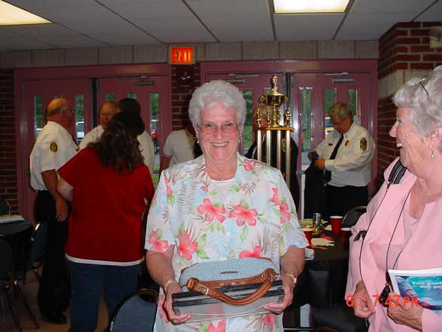 Receiving the SMFVA Hall of Fame Award (also pictured: Bev's good friend, Sandy Mahoney, whom I'm sure greeted her at Heaven's Gate!)